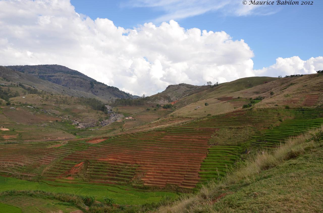 Sur la route vers la ville de Fianarantsoa , nationale 7