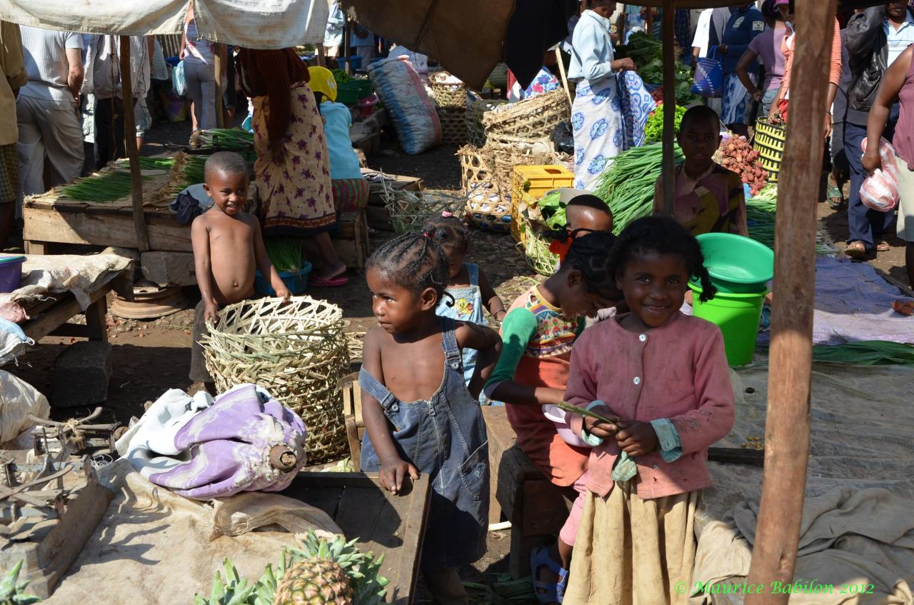 Visite et achats au marché de Fianarantsoa