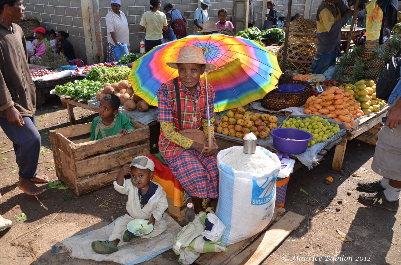 Visite et achats au marché de Fianarantsoa