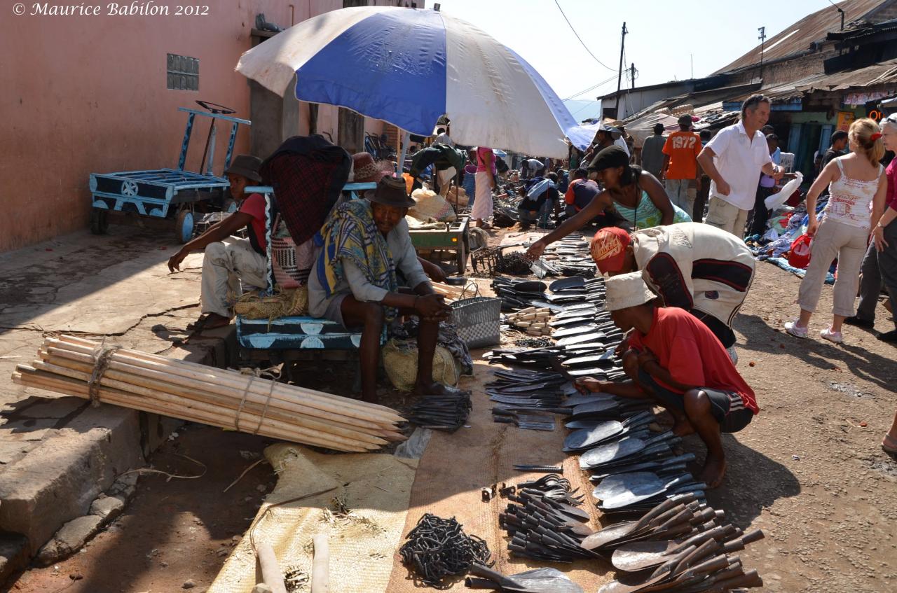 Visite et achats au marché de Fianarantsoa