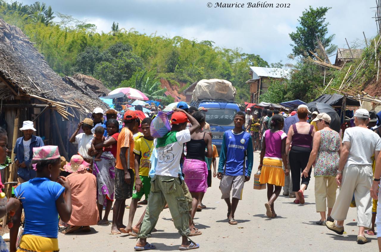 Direction le parc de Ranomafana au relief très accidenté