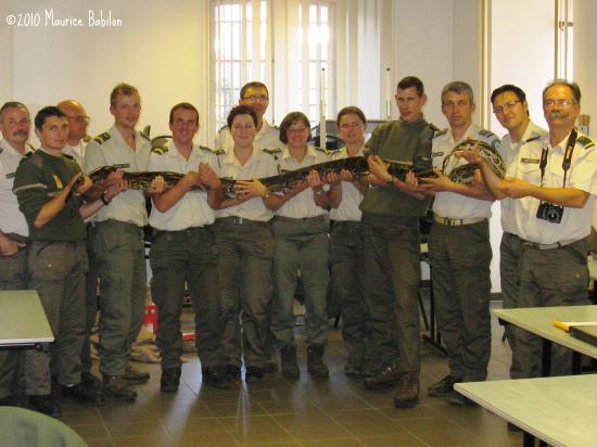 Formation NAC's du 12 Octobre 2010 , locaux de la Brigade Verte à Soultz