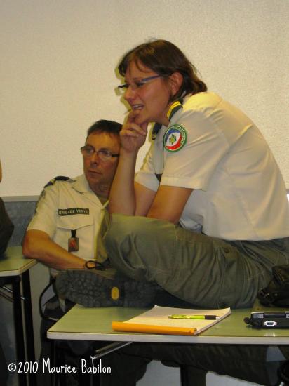 Formation NAC's du 12 Octobre 2010 , locaux de la Brigade Verte à Soultz